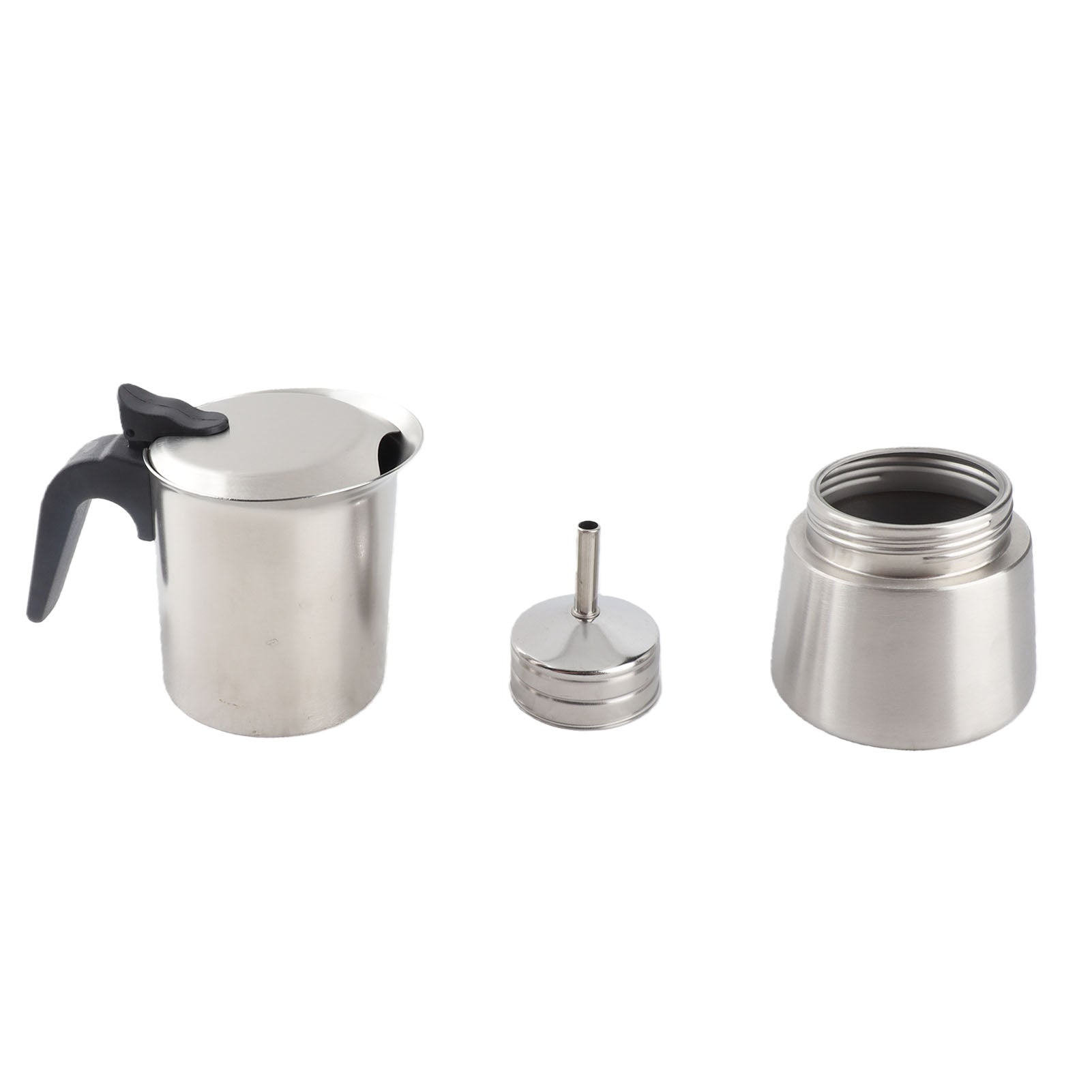 Moka Pot aus 304 Edelstahl mit Einzelventil