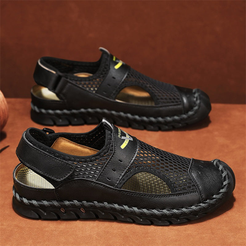 Atmungsaktive Sommer-Lederschuhe für Herren – Bild 2 | LuxeStyle