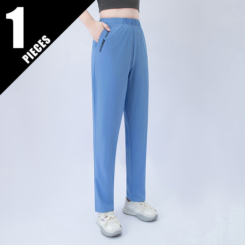 Freizeit-Hose mit Letter-Print