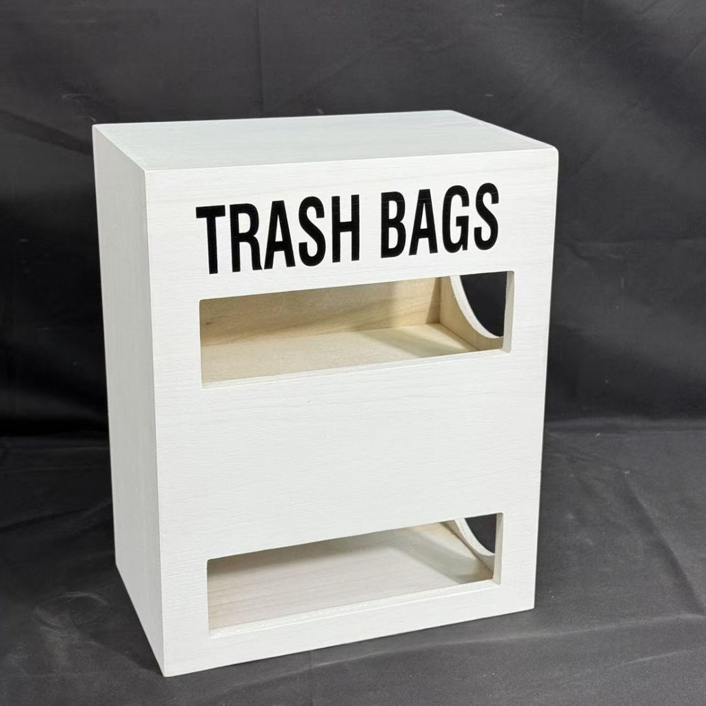 Tragbarer Holz-Abfallsackhalter