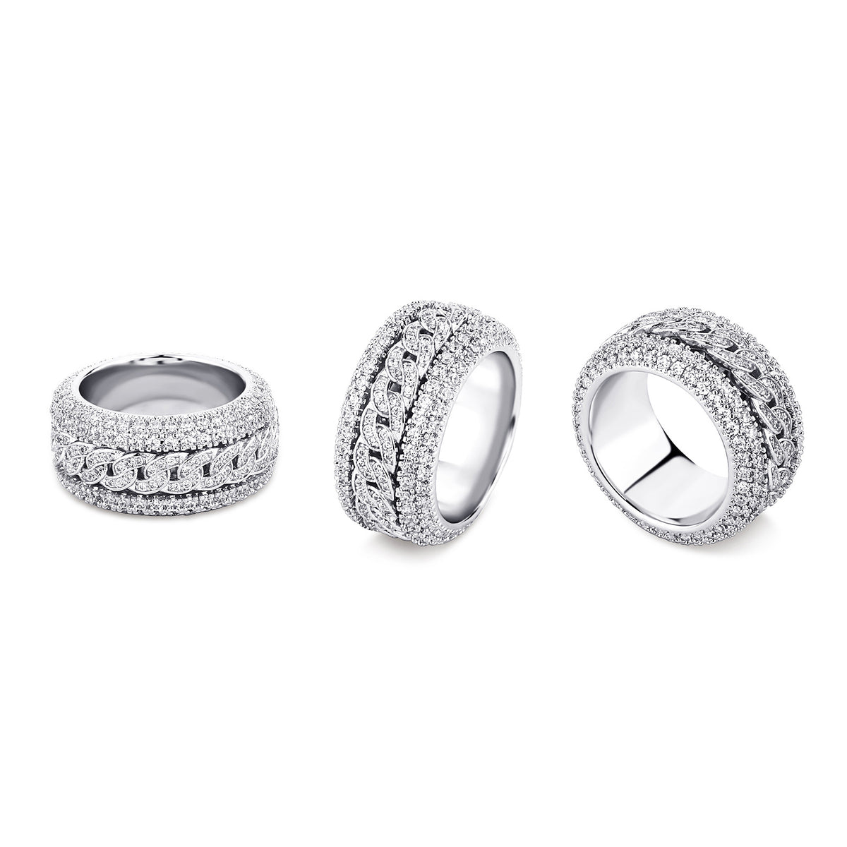 Kubanischer Ring mit Zirkonia – Bild 2 | LuxeStyle