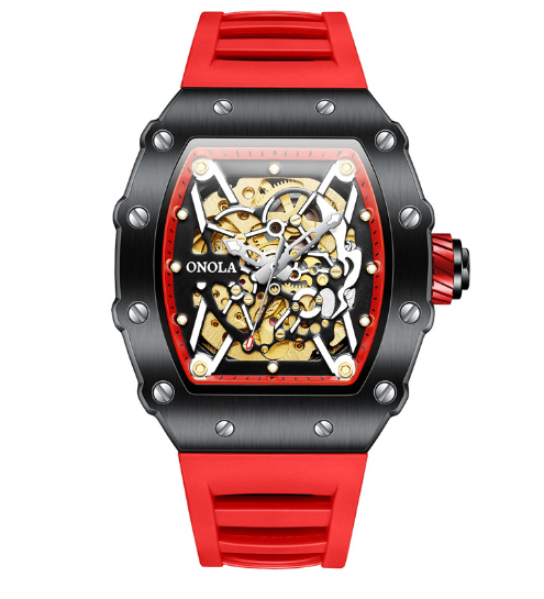 Automatische Herrenuhr mit Silikonband – Bild 11 | LuxeStyle