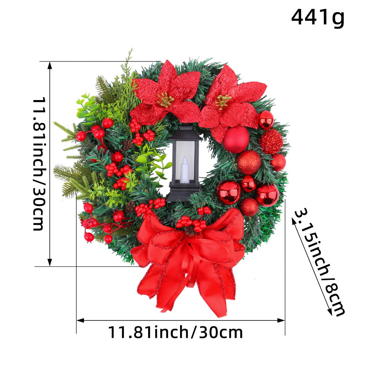 Weihnachtslichtkranz für Tür und Fenster – Bild 7 | LuxeStyle