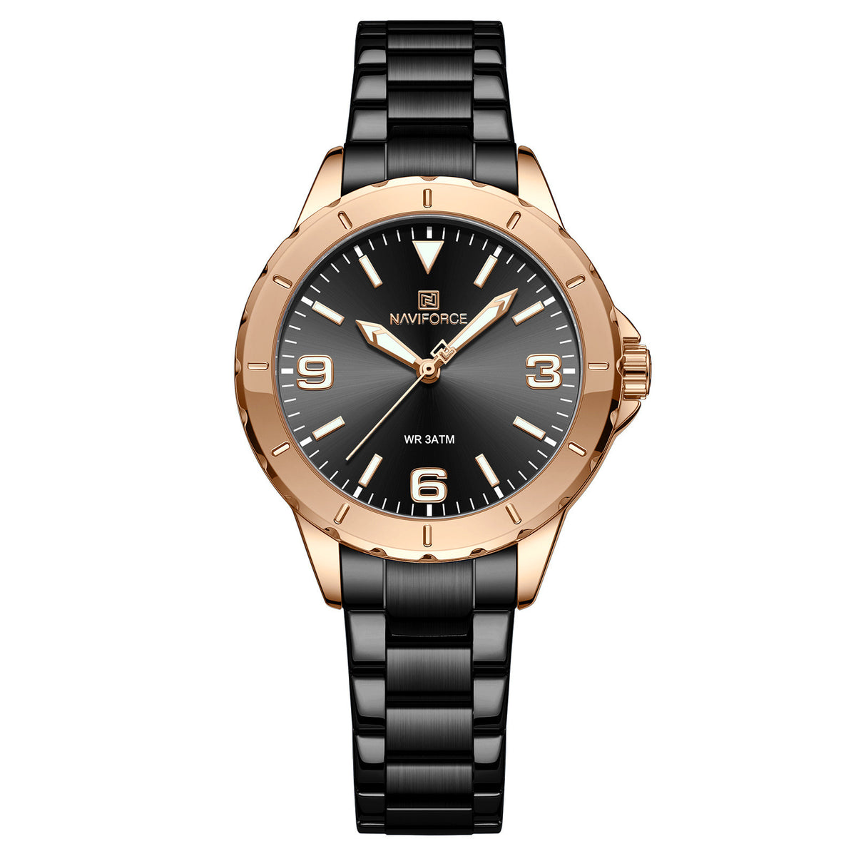 Wasserdichte Armbanduhr mit Edelstahlband – Bild 2 | LuxeStyle