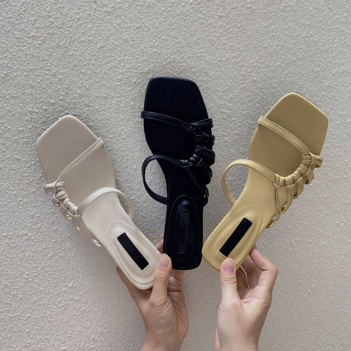Graceful Square Toe Sandalen mit Absatz – Bild 4 | LuxeStyle