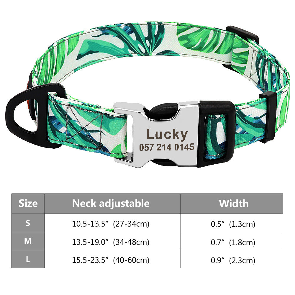 Personalisiertes Nylon-Halsband für Haustiere – Bild 13 | LuxeStyle