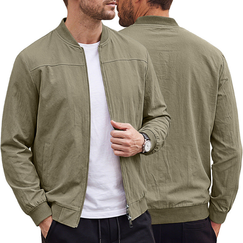 Herren Baseball Sportjacke mit Reissverschluss