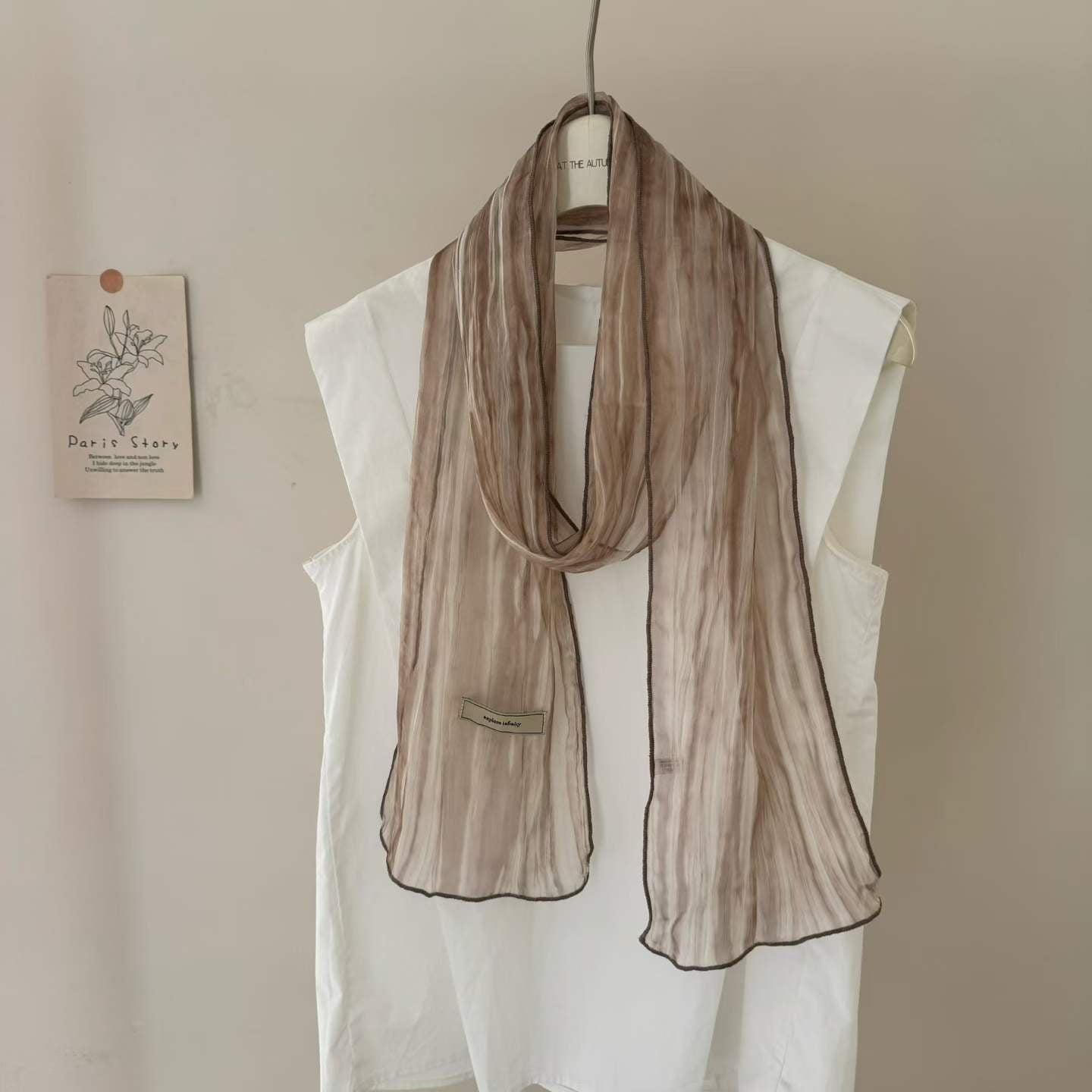 Vintage Ombre Seidenschal