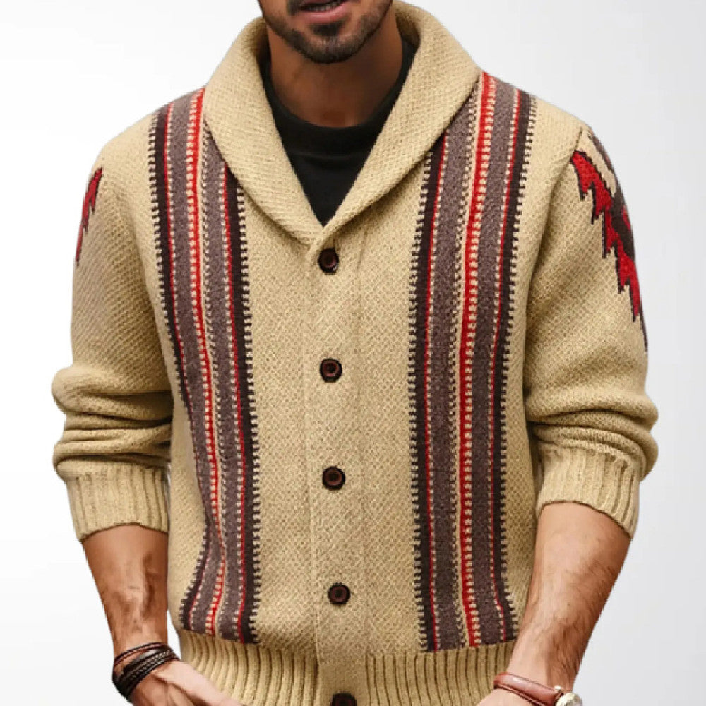 Jacquard-Pullover für Herren