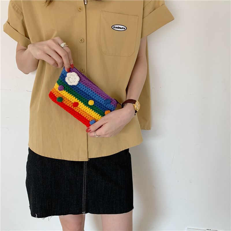Schmuckbeutel mit Regenbogenmuster | LuxeStyle