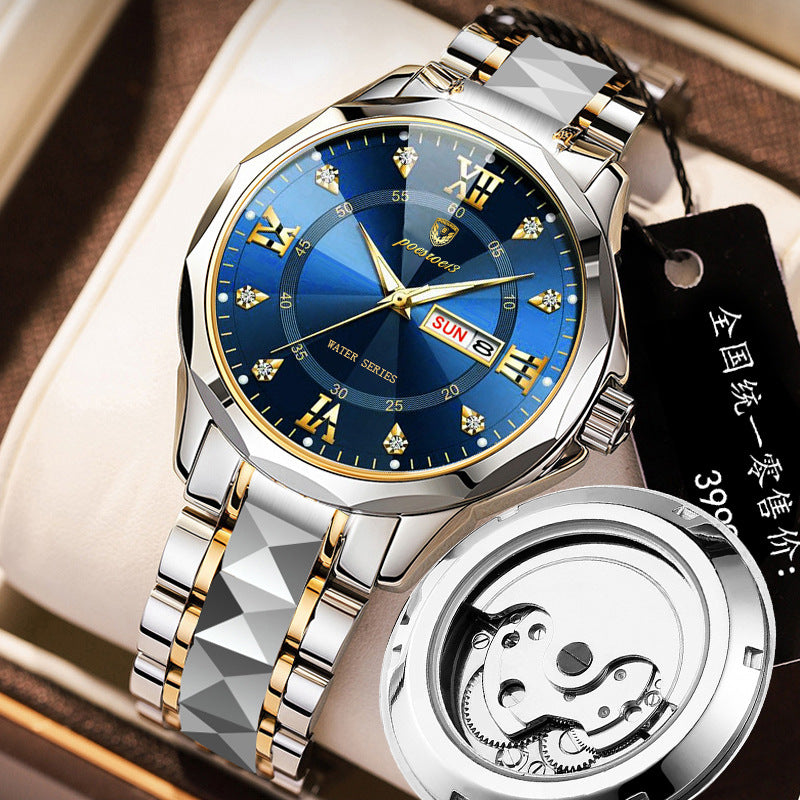 Mechanische Skelett-Armbanduhr für Herren
