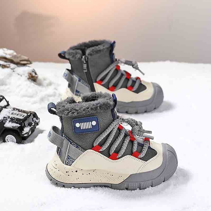 Wasserdichte Kinder-Sneaker mit Fleecefutter