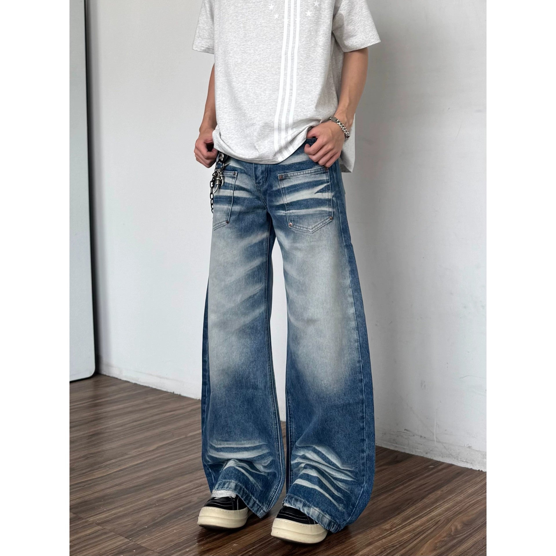 Retro Bootcut Jeans für Herren
