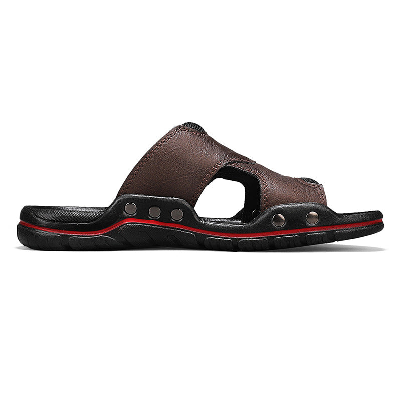 Rutschfeste Deodorant Sandalen aus Leder