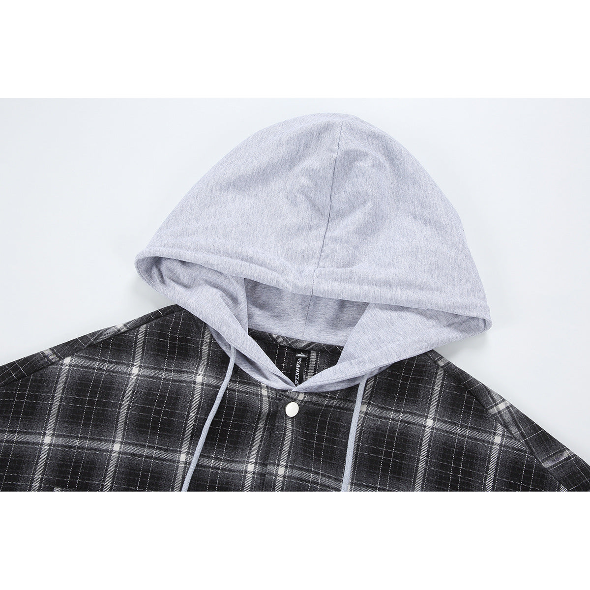 Retro Kapuzen-Hemdjacke für Herren – Bild 3 | LuxeStyle