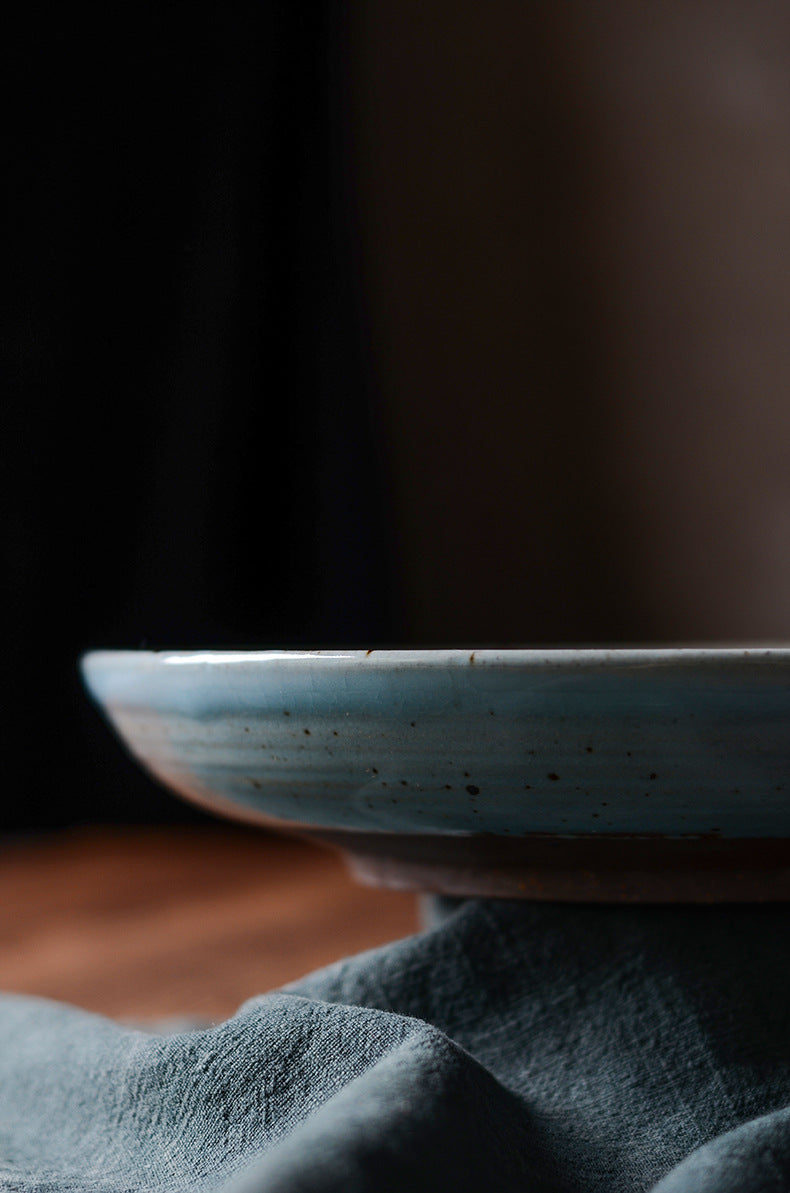 Runder Keramikteller "Blue Creative" – Bild 4 | LuxeStyle