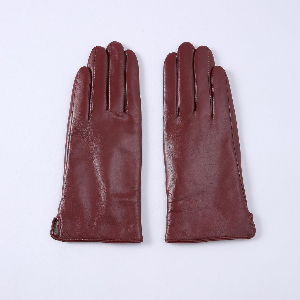 Warme Lederhandschuhe mit Fleecefutter