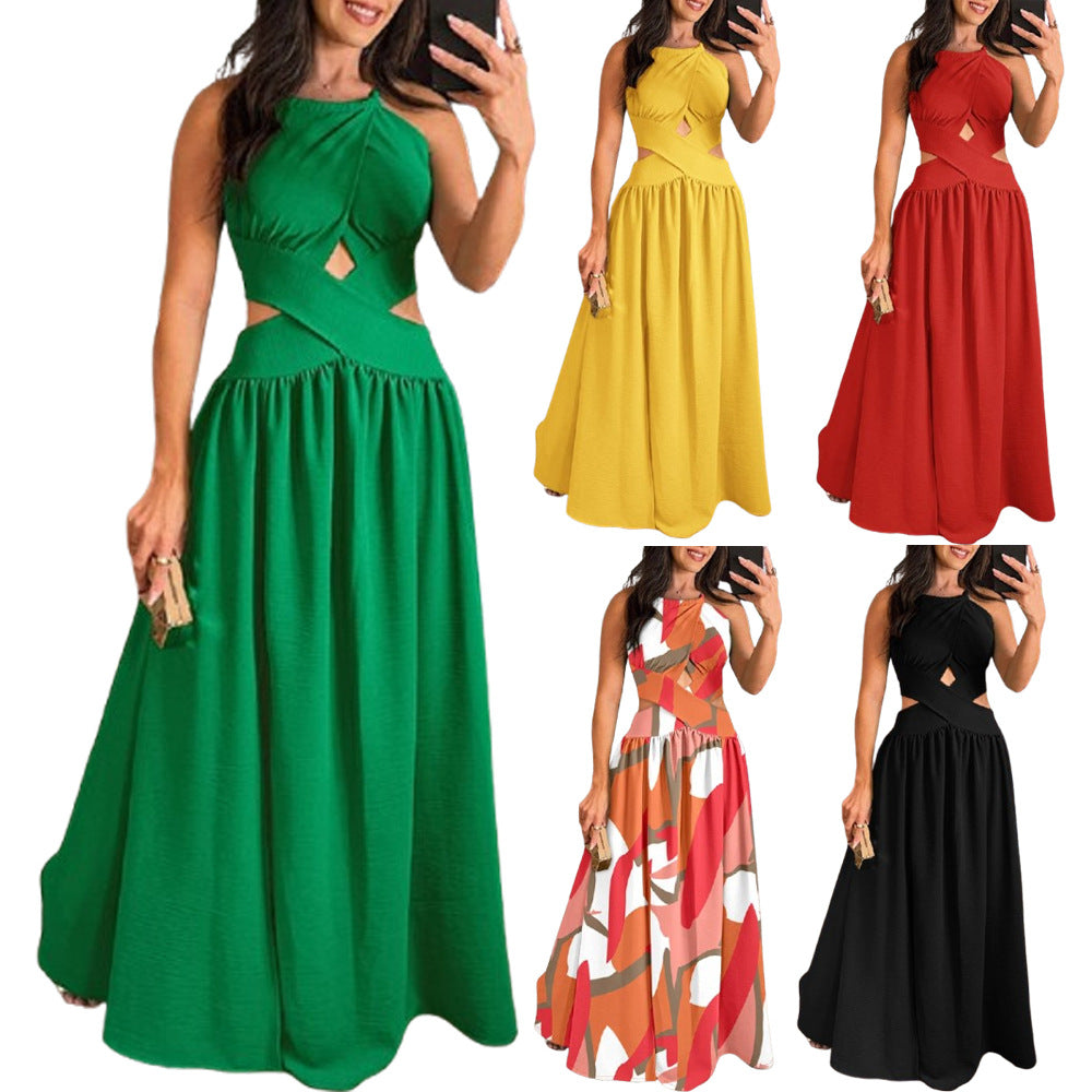 Sommerkleid mit hohem Bund