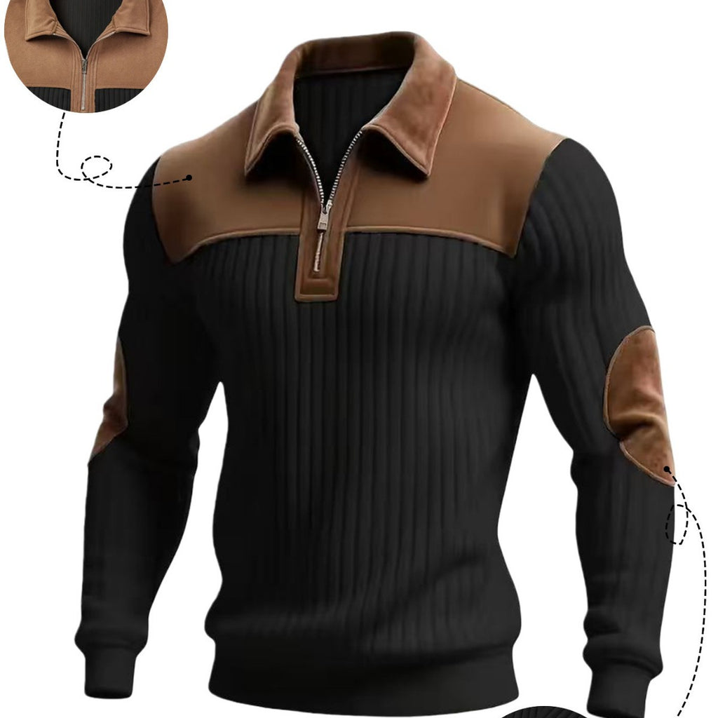Freizeit Zip-Sweatshirt für Herbst & Winter – Ansicht 6