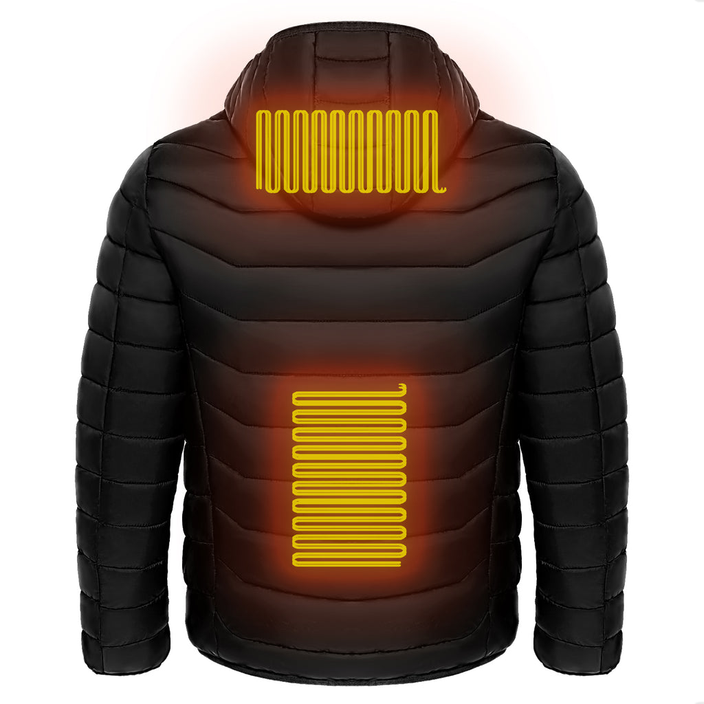 Heizjacke Herren mit 9 Heizzonen – ideal für Skifahren