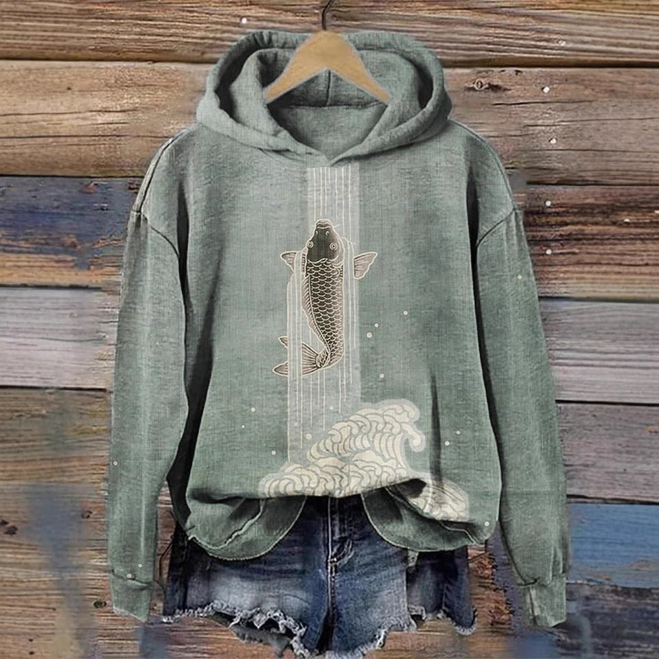 3D Digital-bedrucktes Sweatshirt für Damen – Bild 6 | LuxeStyle