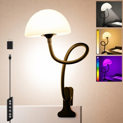 Halbrunde Tischlampe mit verstellbarem Schirm – Bild 3 | LuxeStyle