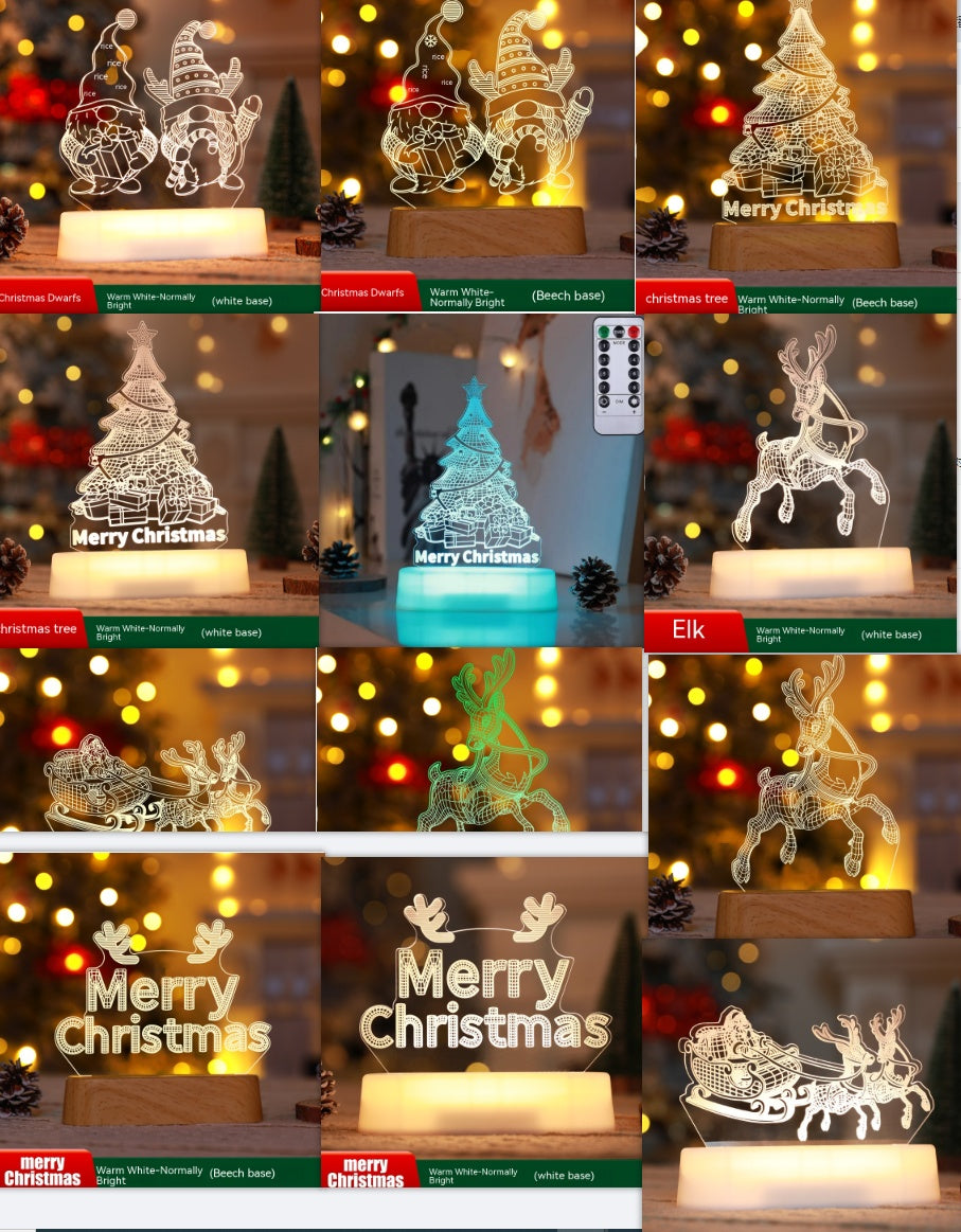 3D Weihnachtslampe