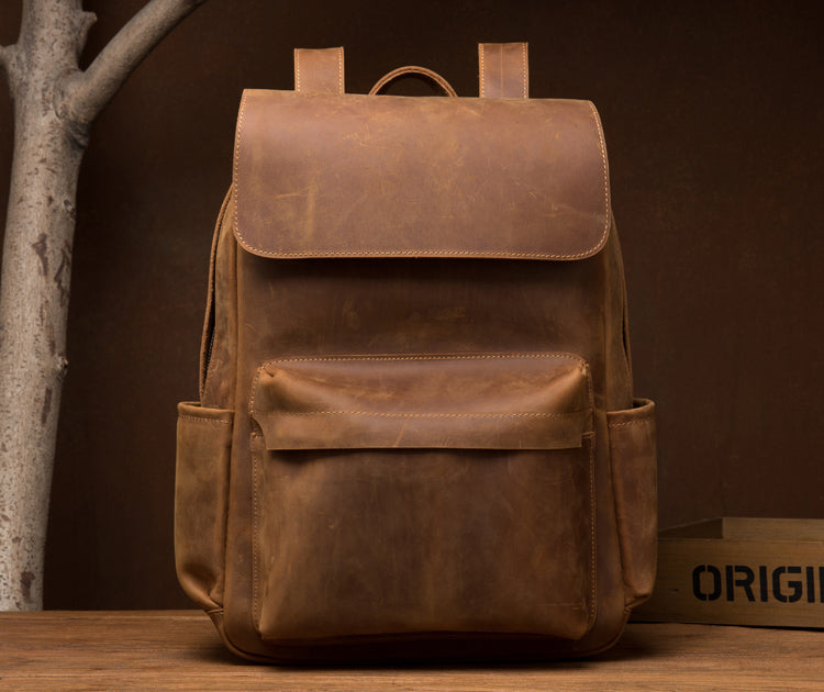 Rucksack aus Rindsleder – Business – Bild 5 | LuxeStyle