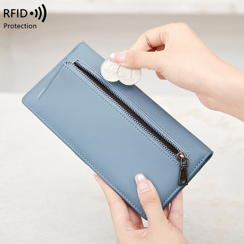 Einfaches Portemonnaie mit RFID-Schutz