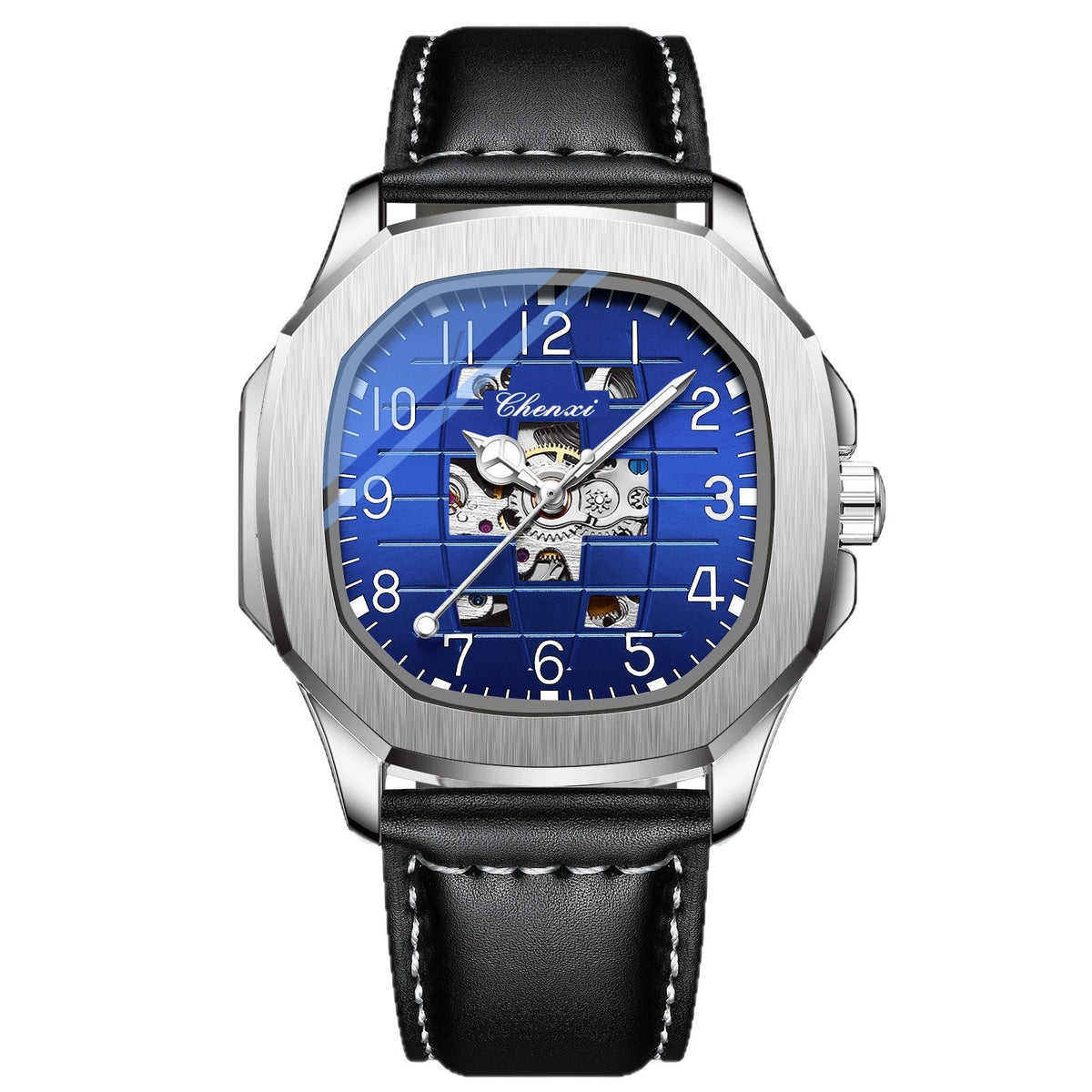 Quadratische mechanische Herrenarmbanduhr – Bild 11 | LuxeStyle