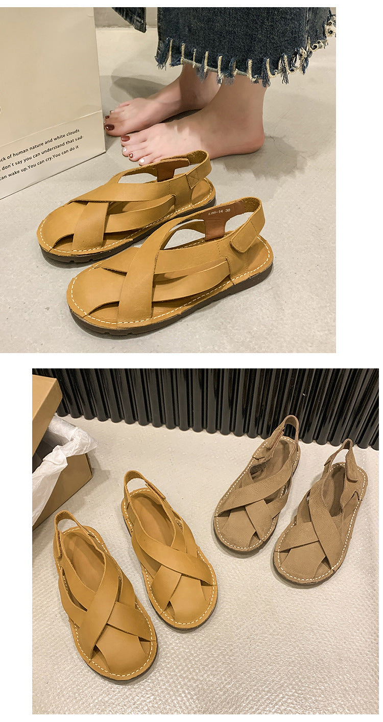 Retro-Sandalen mit Klettverschluss – Bild 11 | LuxeStyle