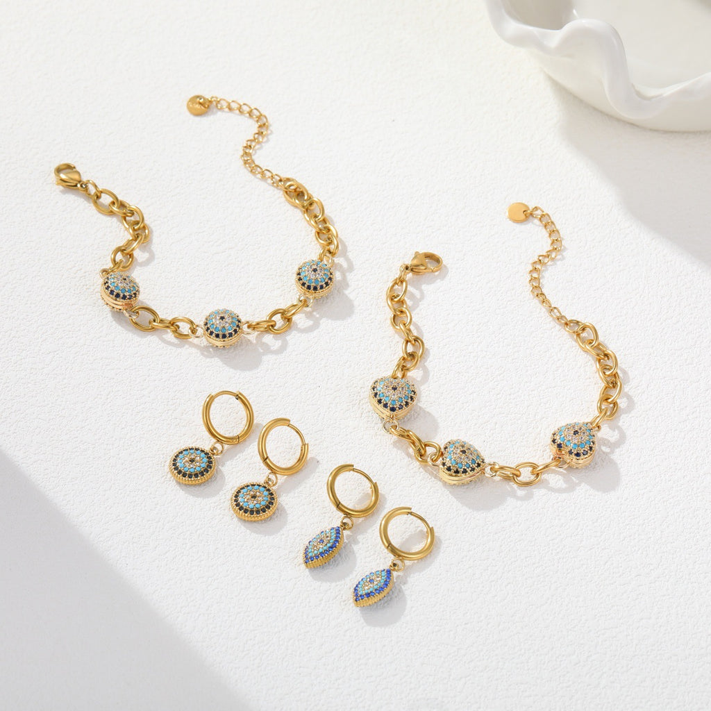 Herzohrringe mit Diamanten
