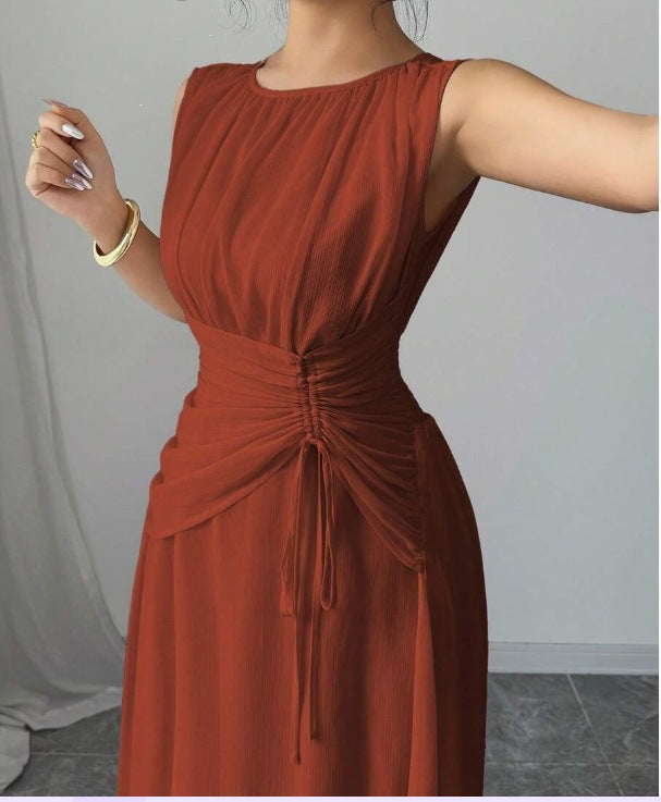 Langärmellose Chiffon-Dress – Bild 3 | LuxeStyle