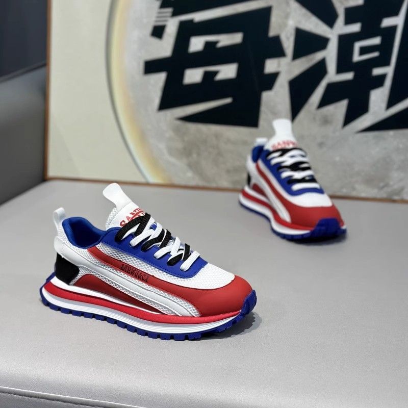 Robuste Casual Sneaker mit Keilabsatz für Herren