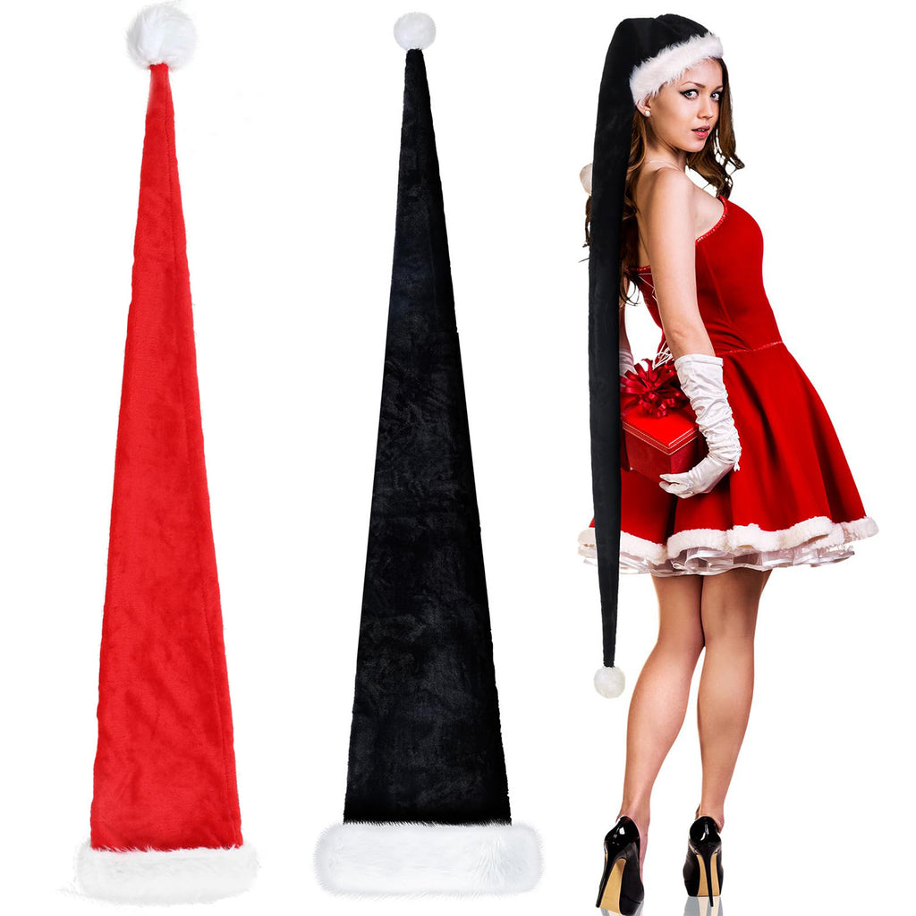 Weisser Weihnachtsmann-Hut aus Plüsch – Bild 4 | LuxeStyle