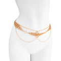 Retro Metall Diamond Taillenkette