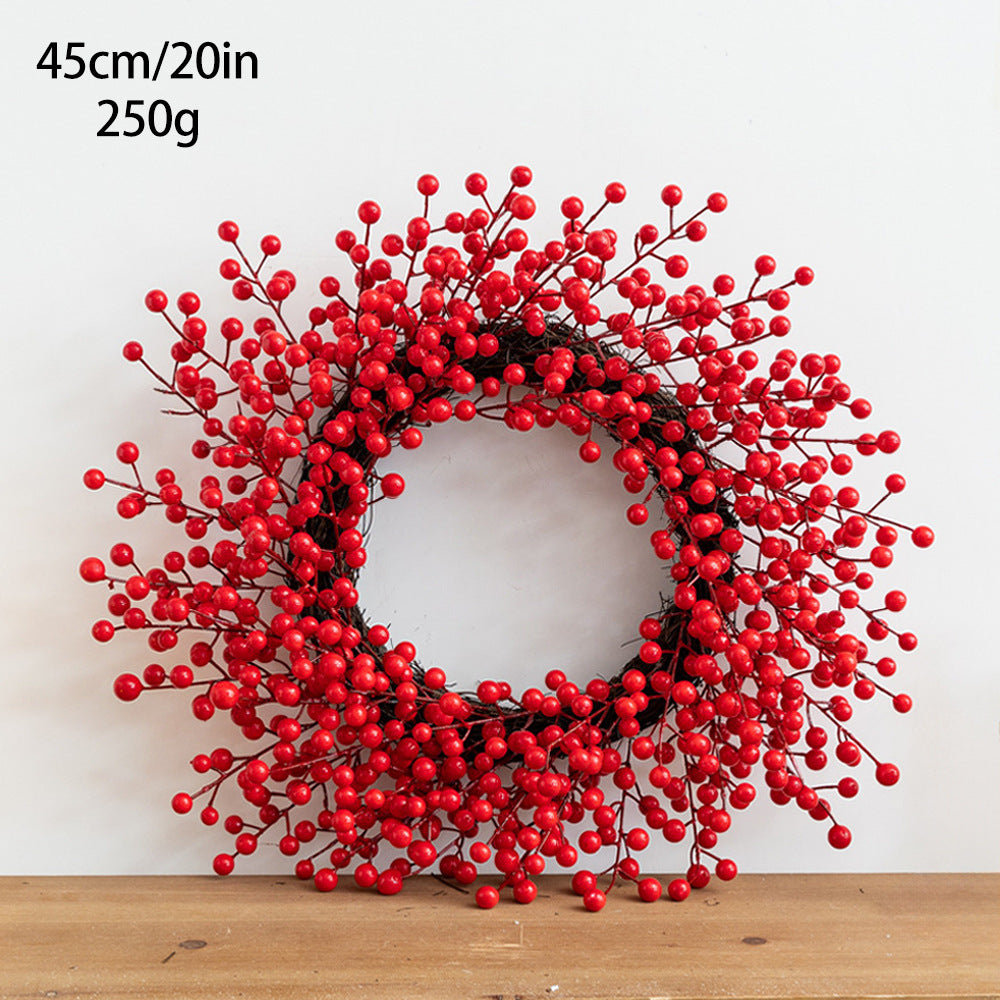 Weihnachtskranz aus künstlichen Stechpalmenblättern – Bild 2 | LuxeStyle