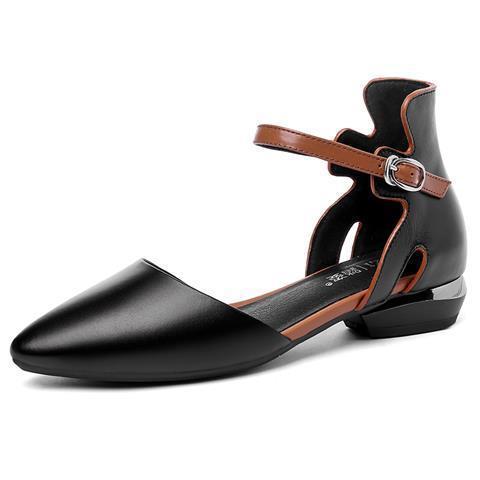 Coarse Heel Sandalen mit Schnalle | LuxeStyle