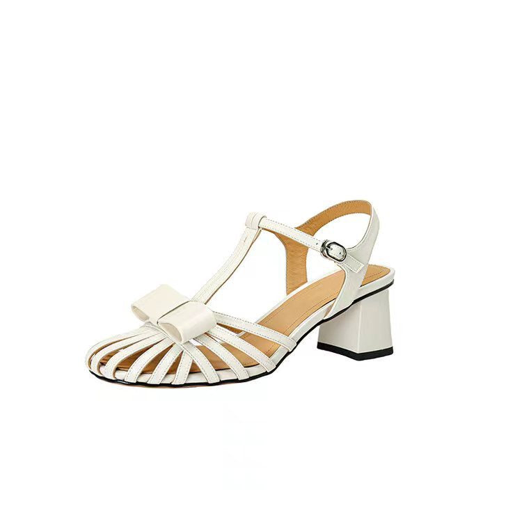 Roman Chunky Heel Sandalen mit Schleife – Bild 3 | LuxeStyle
