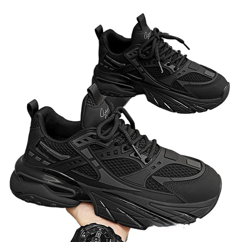 Pure Black Dicksohle Freizeitsneaker – Bild 9 | LuxeStyle