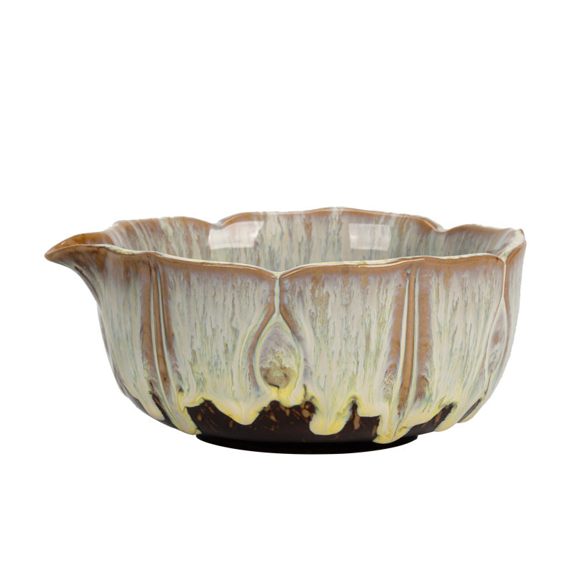 Matcha-Set aus Keramik im Retro-Stil