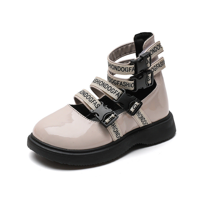 Mädchen Leder Boots mit mittlerem Schnitt – Bild 5 | LuxeStyle