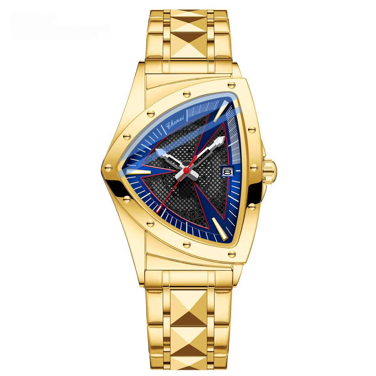 Herren-Armbanduhr mit Stahlband und Quarzwerk – Bild 8 | LuxeStyle