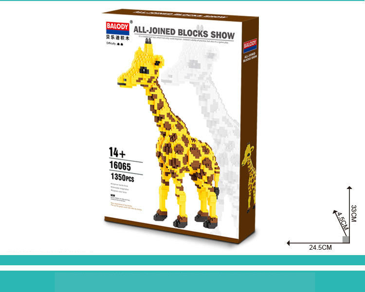 Bausteine-Set Giraffe – Bild 3 | LuxeStyle