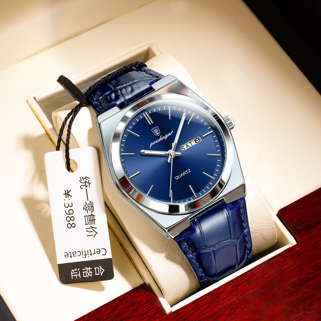 Ultraflache Herrenuhr, wasserdicht – Bild 3 | LuxeStyle