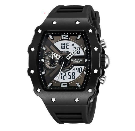 Multifunktionaler Herren-Armbanduhr mit Doppeldisplay