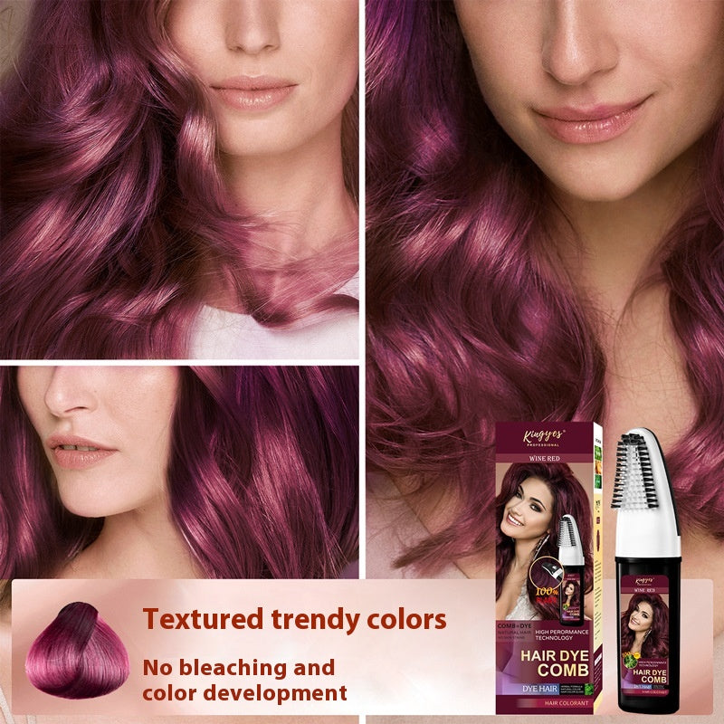 Einfacher Färbekamm für braunes Haar | LuxeStyle