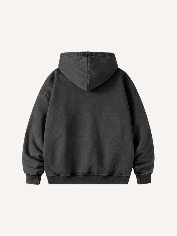 Freizeit-Pullover aus Baumwolle mit Print
