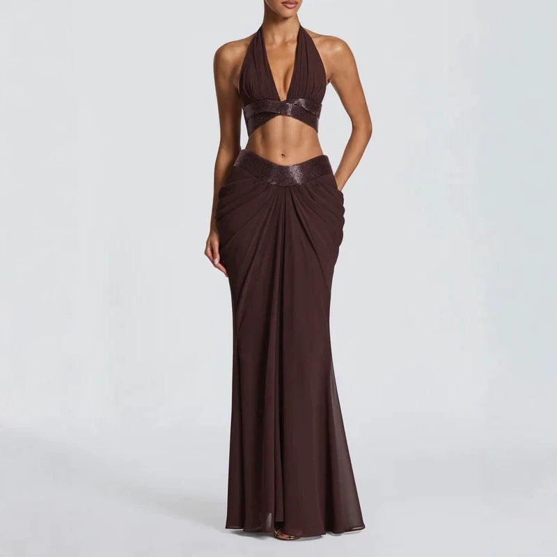 Elegantes Meerjungfrauen-Set aus Chiffon