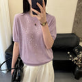 Leichtes Sommer-T-Shirt im Korean-Style